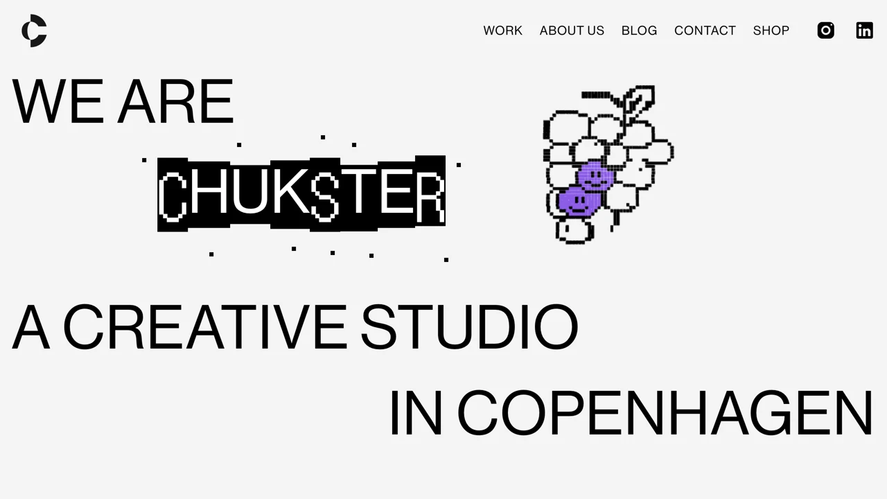 Screenshot of Chukster Studio website