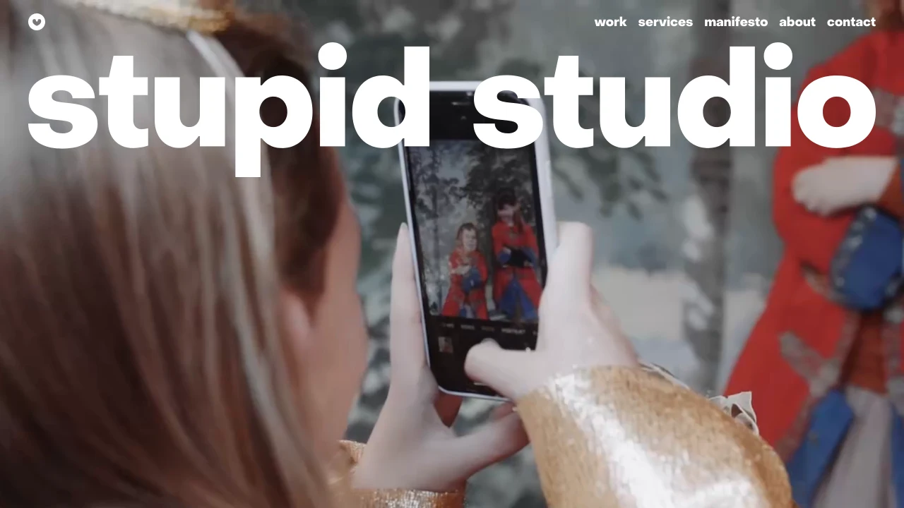 Screenshot of Stupid Studio website